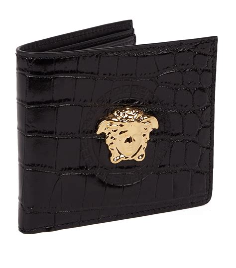 versace long wallet mens|Versace designer wallets for men.